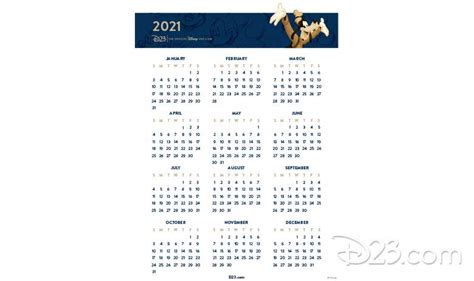 The best of free printable 2021 yearly calendar templates available in editable word format. Save Those Special Disney Dates with Your Printable 2021 Calendars | D-COT