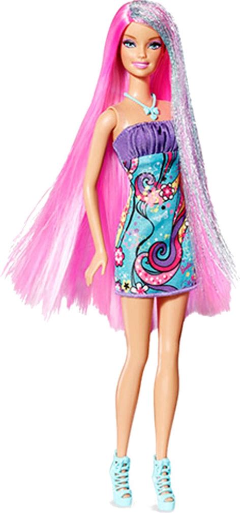 Barbie fashionistas lea doll asian raven black hair in nice ball gown. Barbie Long Hair Doll - Pink Hair - Long Hair Doll - Pink ...
