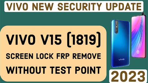 Vivo V New Security Without Test Point All Password Pattern Lock Frp Remove With