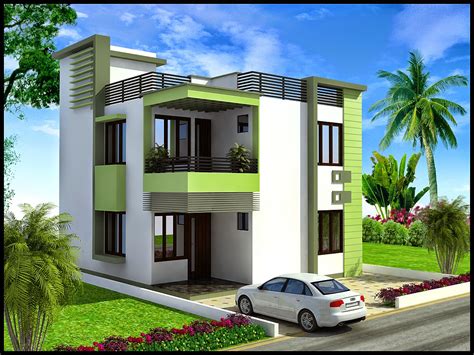 Home Design Plan 19x14m With 4 Bedrooms Home Ideassearch Duplex B24