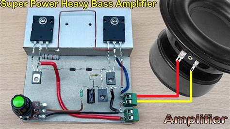 Super Power Heavy Bass Amplifier How To Make Amplifier Using Sc