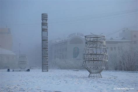 Cold Winter Weather In Yakutsk Yakutia Siberia Russia Yakutsk