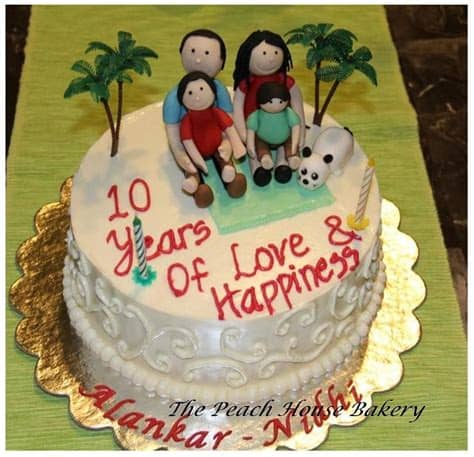 Product contains large number zero cake baking tin. 10 Year Wedding Anniversary Cake Ideas 36622 | 10 Yrs Annive
