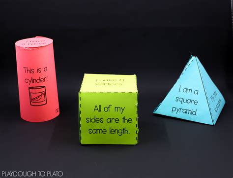 How To Make 3d Shapes Out Of Paper For Kids