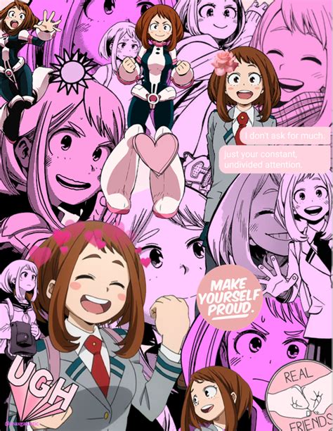 Find my hero academia wallpapers hd for desktop computer. •ochaco uraraka; @maxgalactic• | My hero, My hero academia ...