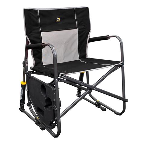Gci Outdoor Freestyle Rocker Xl Folding Chair With Side Table