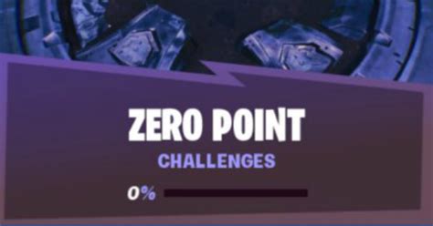 This article contains speculation and/or fan theories. Fortnite | Zero Point Challenge List - GameWith