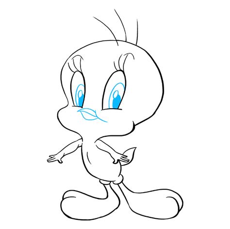 How To Draw Tweety Bird Really Easy Drawing Tutorial