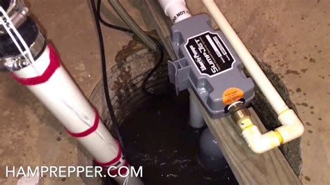Water Powered Backup Sump Pump Youtube