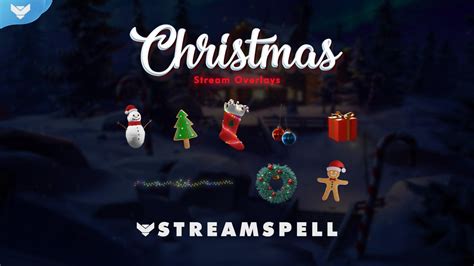 Streamspell │christmas Stream Overlays