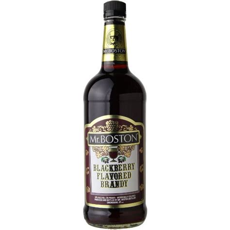 Mr Boston Blackberry Flavored Brandy Ltr Marketview Liquor