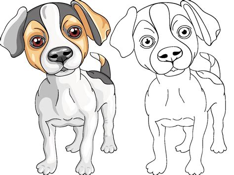 Imagenes De Perros Para Colorear Faciles Dibujos De Razas De Perros