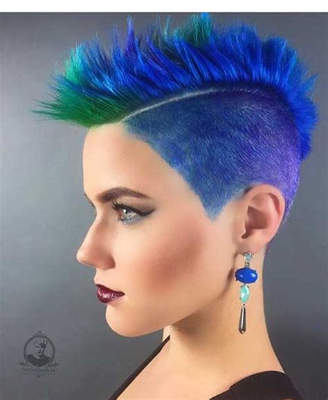 Unique And Stylish Short Blue Hair Ideas Short Hair Color