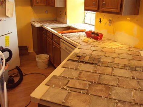 Tile Over Laminate Counter Tops Kitchen Remodel Countertops Tile