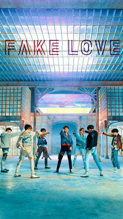 Download Bts Fake Love Group Wallpaper