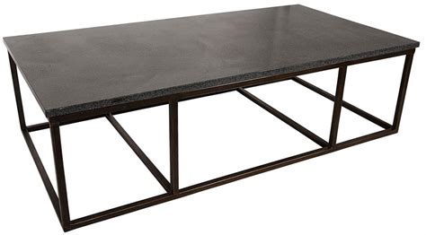 Noir designs, builds and imports affordable, unique furniture that will last for generations. Noir Stone Coffee Table With Metal Large