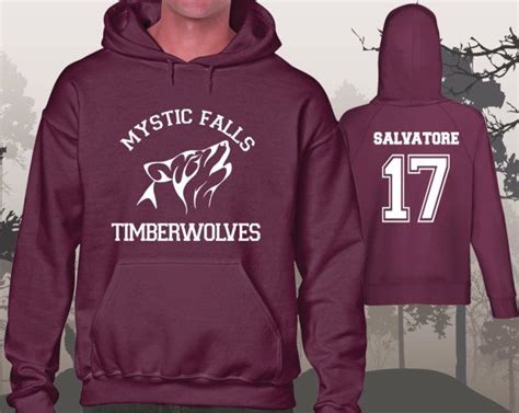 The Vampire Diaries Salvatore 17 Timberwolves Mystic Falls Graphic