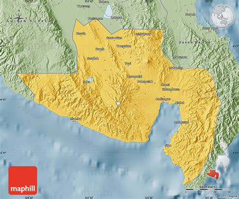Savanna Style Map Of South Cotabato