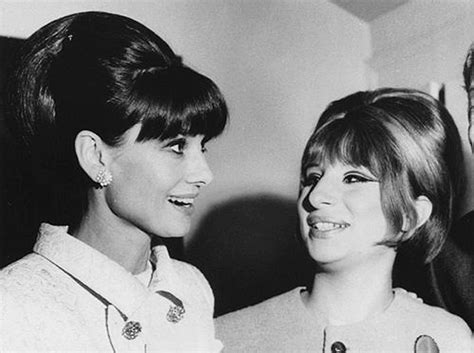 Audrey Hepburn With Barbara Streisand 1964 Katharine Hepburn Style