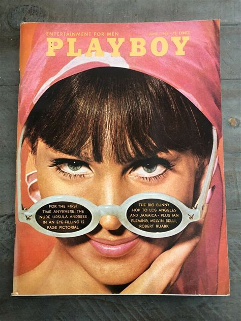 Mavin Vtg Playboy Magazine June Ursula Andress Ian Fleming Centerfold