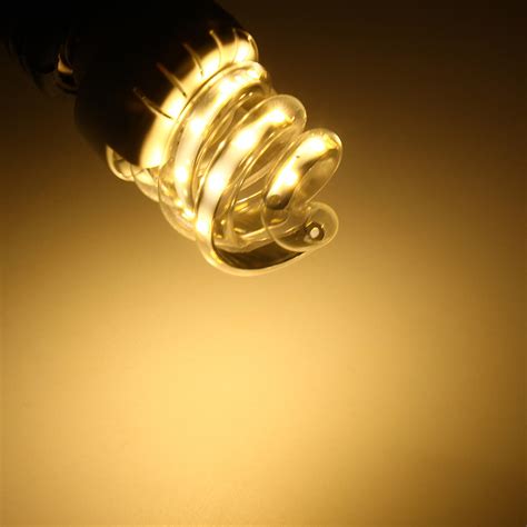 Spiral Style E27 5w 30w Led Ultra Bright Energy Saving Warm White Light