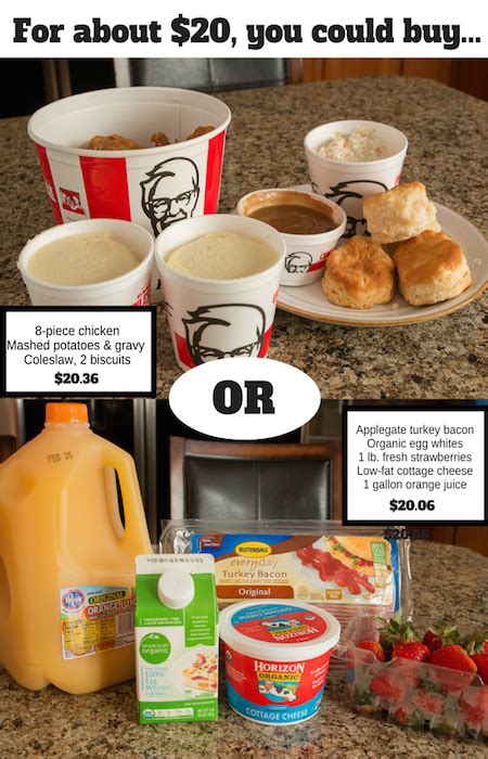We did not find results for: $20 Food Showdown: Fast Food vs. Healthy Food ≠) | SparkPeople