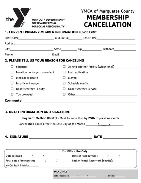 No, please cancel my membership. YMCA of Marquette County - Membership Types and Fees