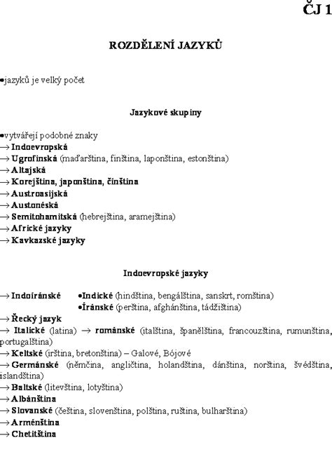 MaturitnÍ OtÁzky Z ČeskÉho Jazyka