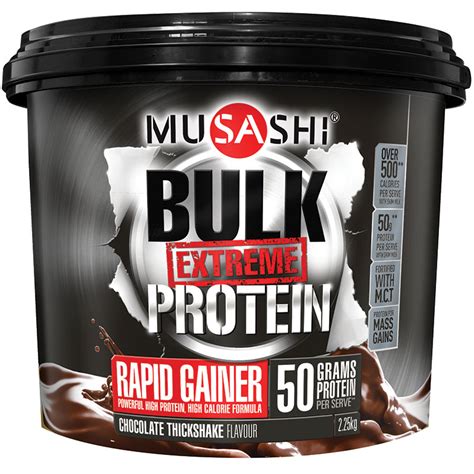 Musashi Bulk Extreme Protein Powder Chocolate 225kg My Chemist