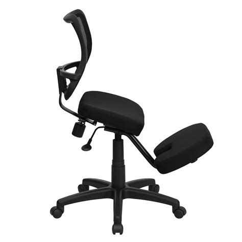 11 variable best kneeling chairs with adjustable design and memory foam for 3. Mobile Ergonomic Kneeling Task Chair with Black Curved ...