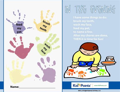 Daily Routine Charts For Kids Collection 25 Pages Daily Routine
