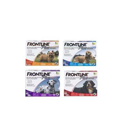 Frontline Plus Spot On Flea And Tick Treatment For Dogs