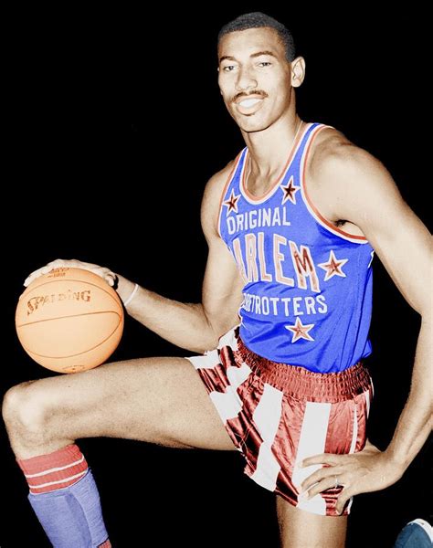 Wilt Chamberlain As A Member Of The Harlem Globetrotters Photograph By