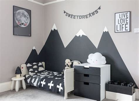 Ways To Make A Children Bedroom Unique Monochrome Childrens Room Kid