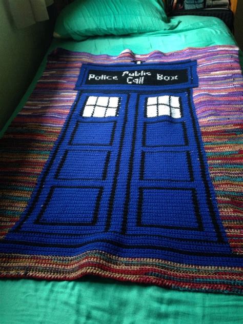 Doctor Who Tardis Baby Blanket
