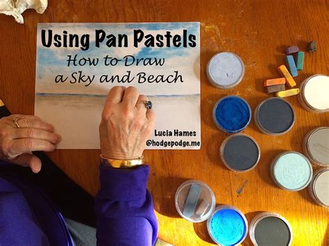 Pan Pastels How To Draw A Sky And Beach Chalk Pastels Pastel