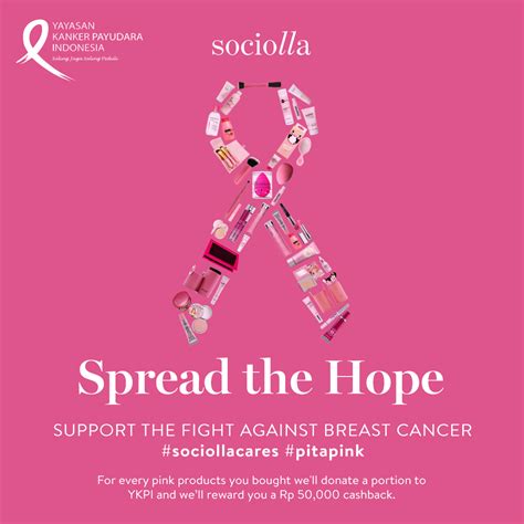 sociolla s breast cancer awareness campaign on behance