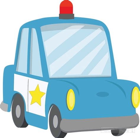Cartoon Clipart Police Car Cartoon Vector Clipart