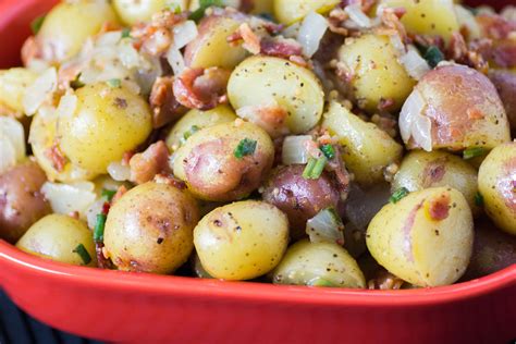 Hot German Potato Salad With Bacon And Green Onion Recipe German