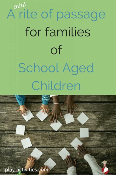 A Rite Of Passage For School Age Familiespng Growing Nimble Families