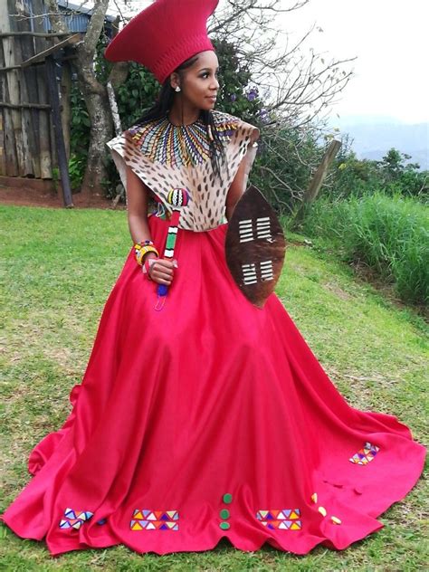 Gorgeous Zulu Bride South African Traditional Dress 2019 South African Traditional Dresses