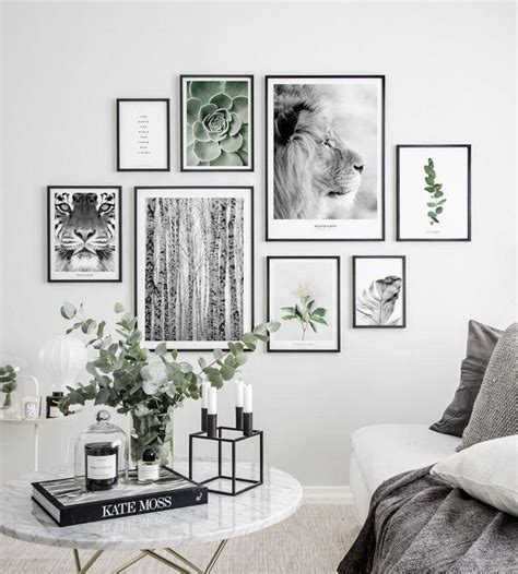 Black And White Gallery Wall Blackandwhitebedroom Gallery Wall