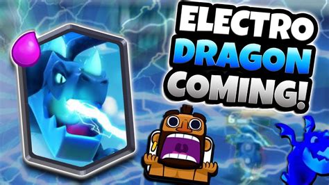 New Card Electro Dragon Coming Officially Teased Clash Royale New