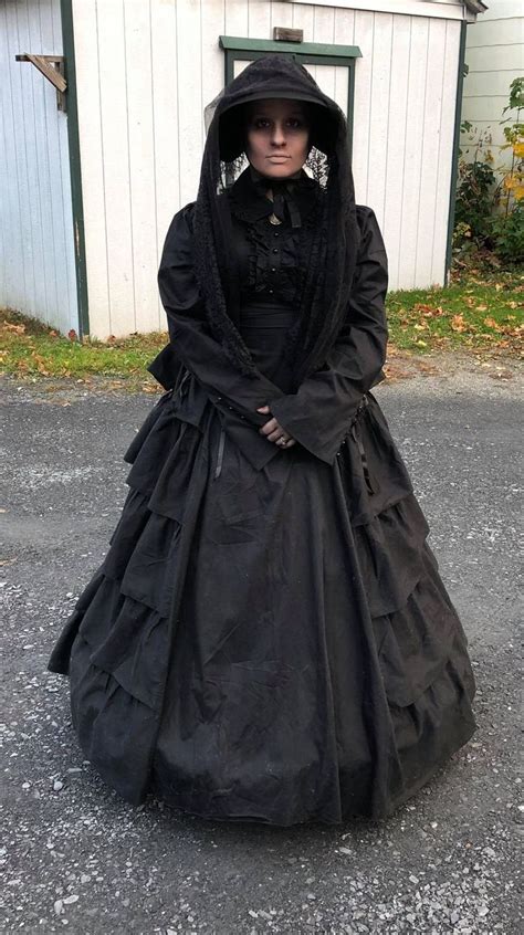 Ghost Of A 19th Century Widow Lady In Mourning Halloween 2020 Mom Halloween Costumes Mom