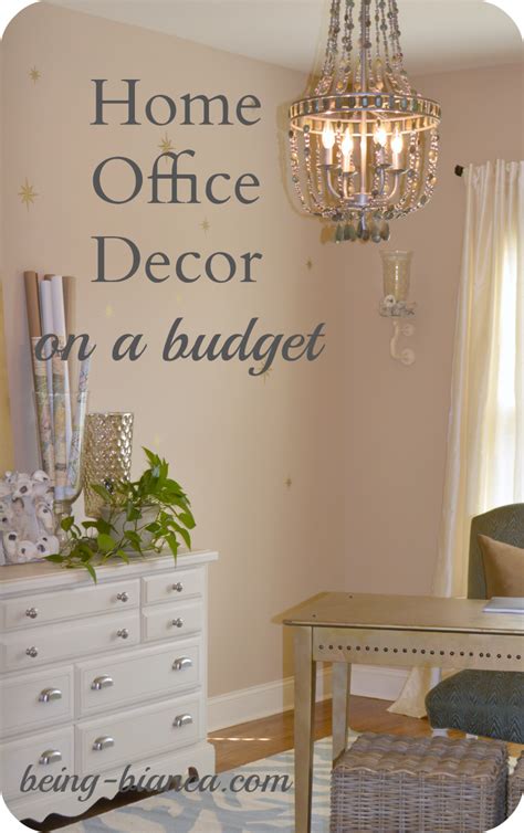 Diy dollar tree home decor | decorating ideas on a budget! Home Office Decor on a Budget - great DIY ideas for an ...
