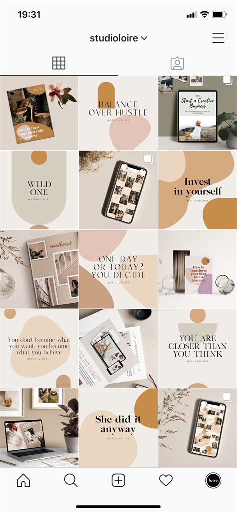 Creative Instagram Feed Templates And Puzzles Instagram Feed Planner
