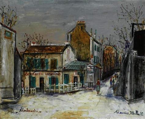 Le Lapin Agile En Montmartre De Maurice Utrillo 1883 1955 France