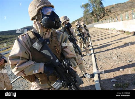 Us Marines Assigned To Chemical Biological Radiological And Stock