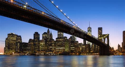 New York City Brooklyn Bridge Stock Photo Image Of East River