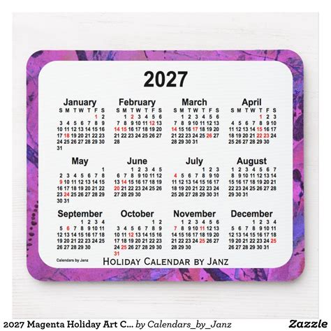 Pin On 2027 Calendars